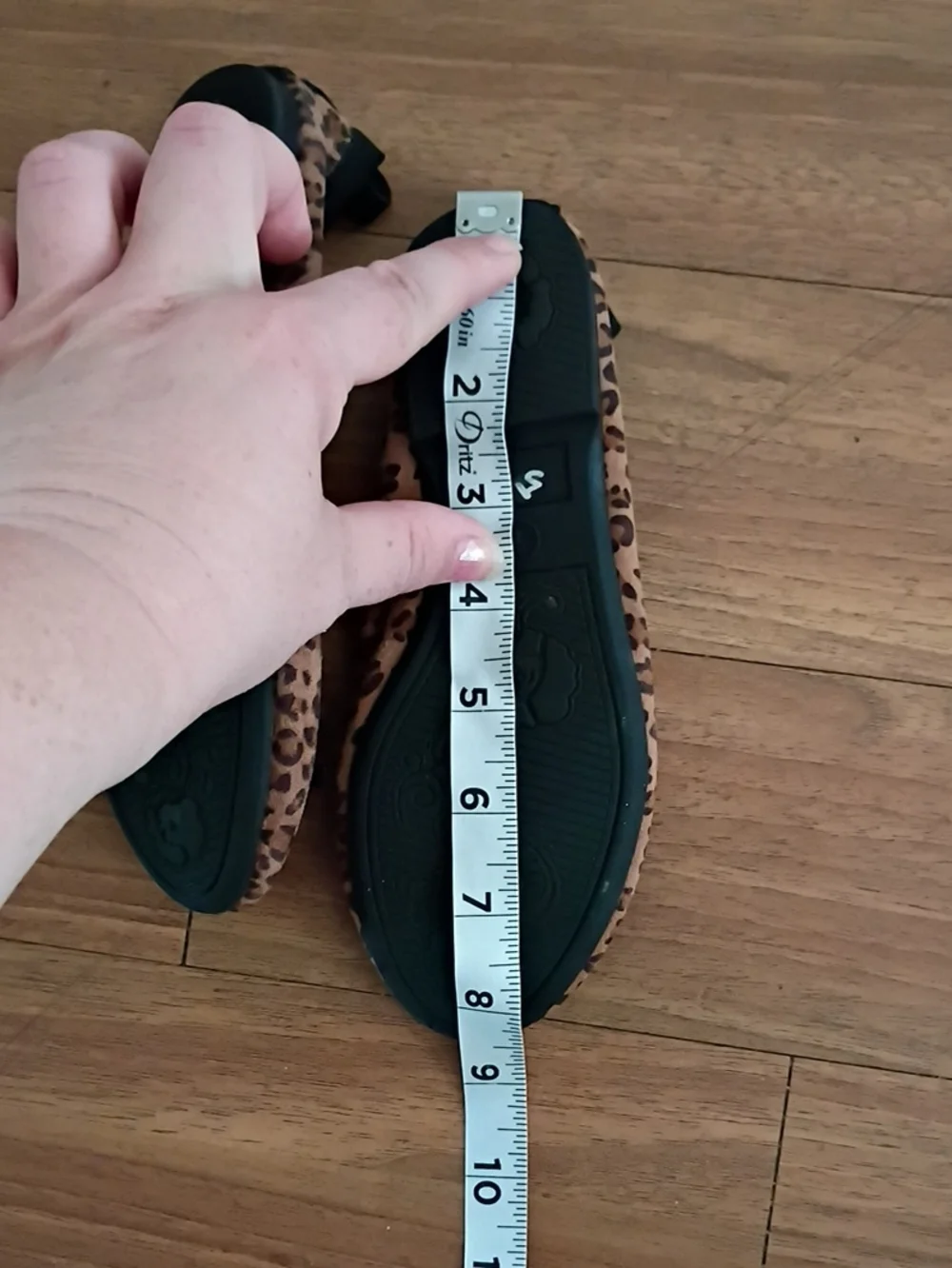 Sam&Edie Girl's Cheetah Print Ballet Flats Size 5